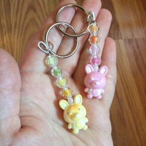 Cute Best Friend Bunny Keychains